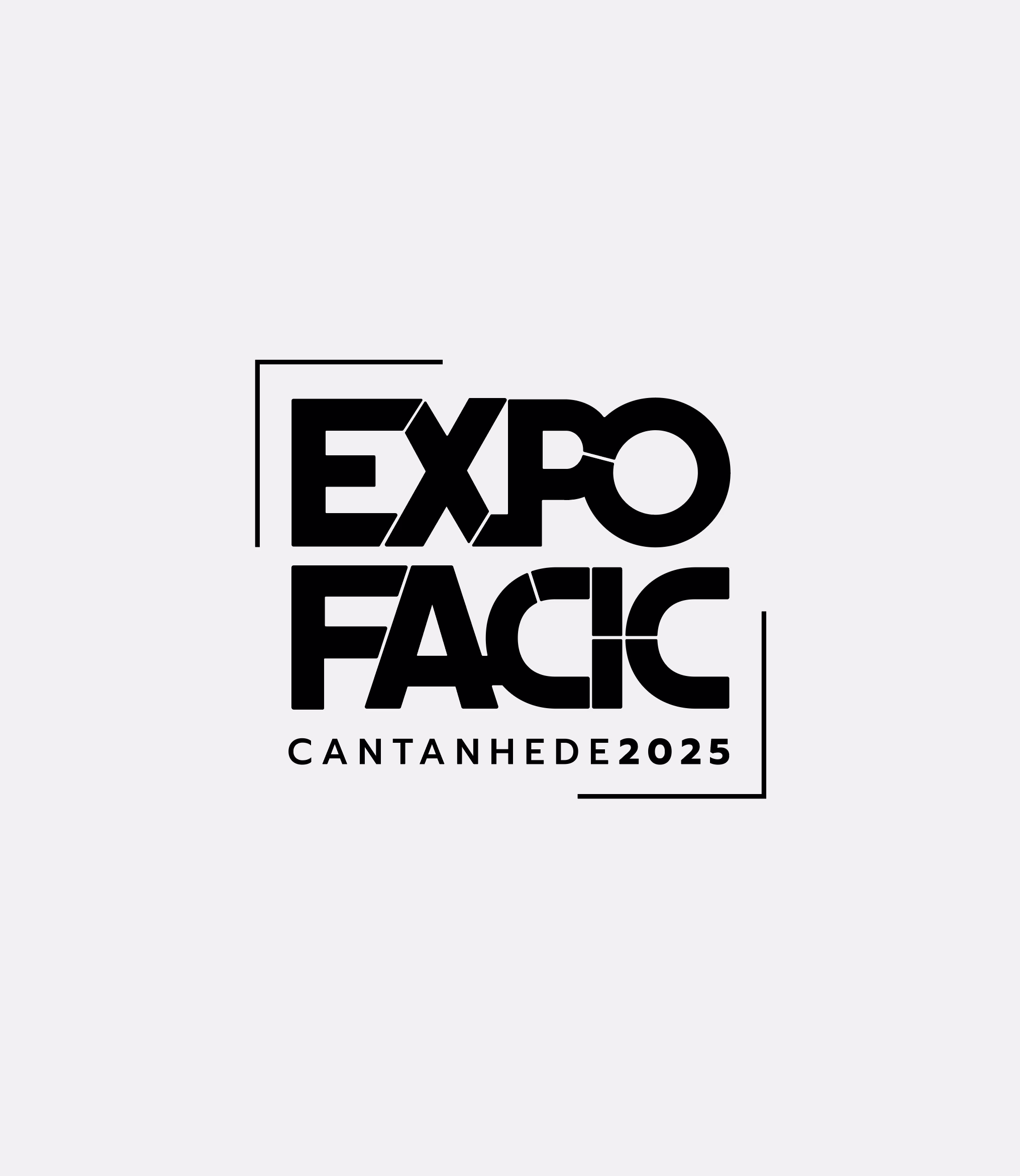 Expofacic logo before the rebrand: 2025 edition in black